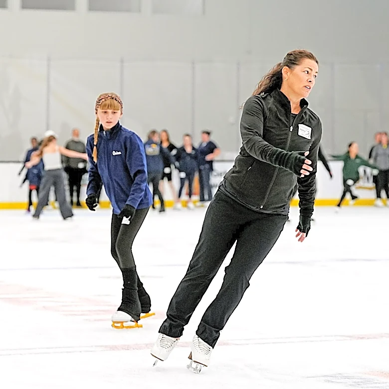 Figure skating icon Nancy Kerrigan offers local tutorial, talks Alysa Liu
