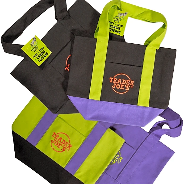 Trader Joes Halloween mini tote bags land in stores Sept 30