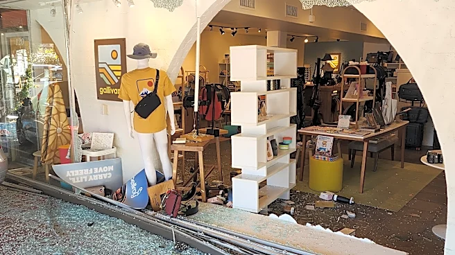Car crashes into Palm Springs shops, sounding like ‘a bomb’
