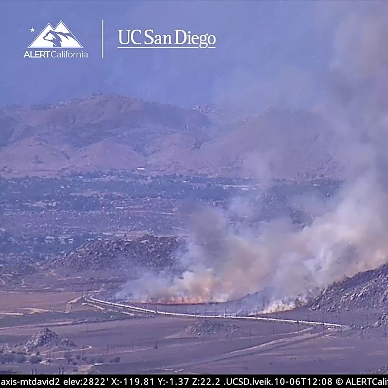 Pico Fire in Riverside County grows to 100 acres; road closed