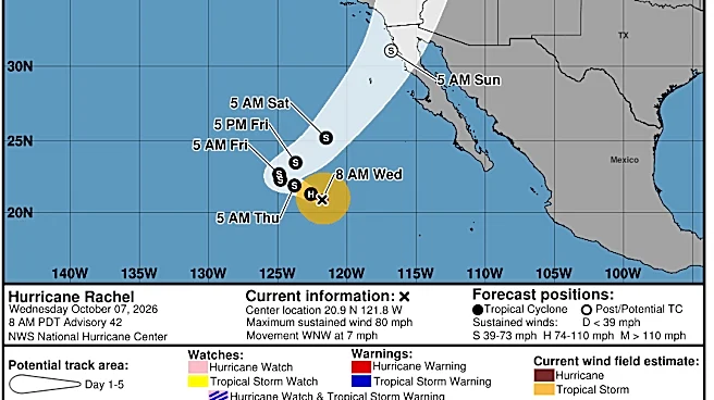 How to prepare for Hurricane Rachel in Southern California