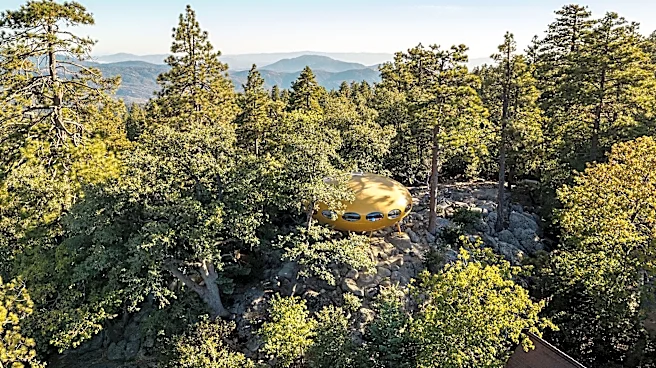 Spaceship-like home in California mountains up for sale. See inside