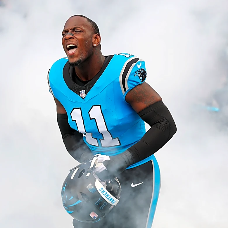 Panthers OLB Nic Scourton shares reaction to season-ending ACL injury