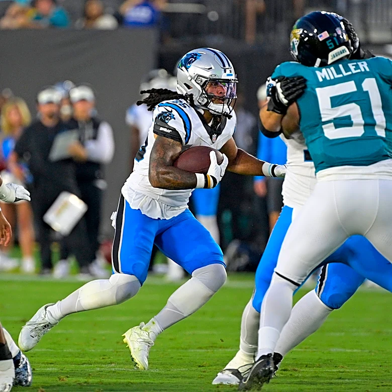Panthers HC Dave Canales comments on RB Jonathon Brooks’ outlook for Week 1
