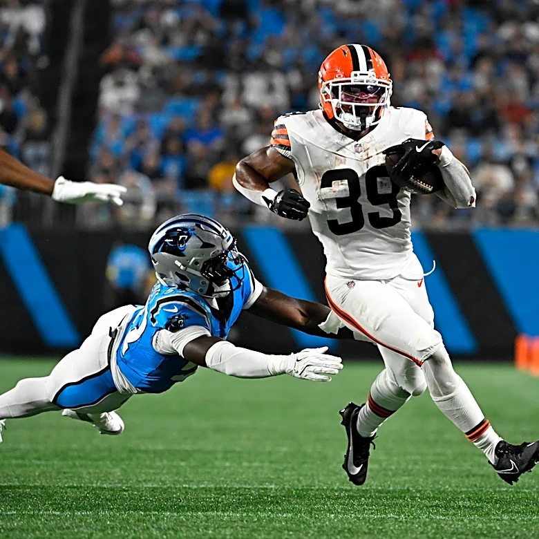 Panthers sign former Browns RB, local product to practice squad