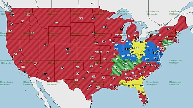 TV broadcast maps and announcers for Week 1 of the 2026 season