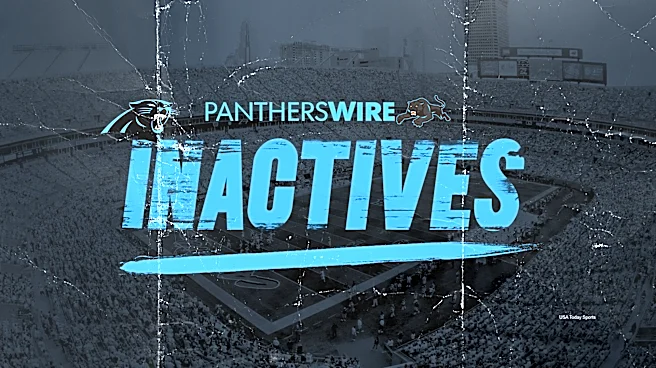 Panthers Week 1 inactives: 2024 draft pick a healthy scratch for first time in career