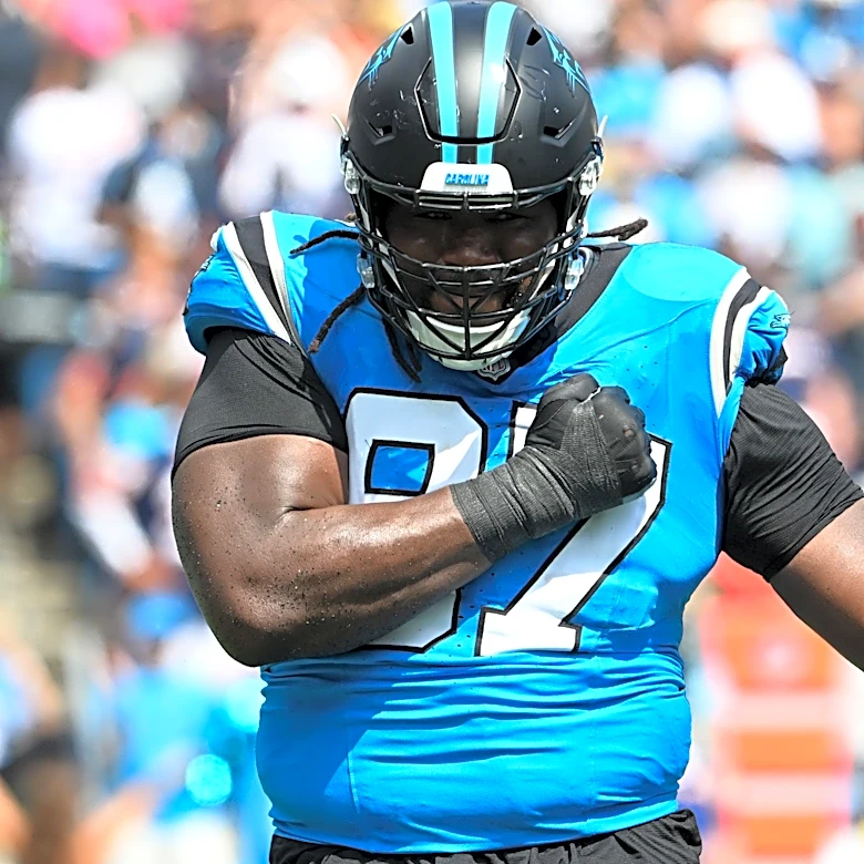 Panthers starting defender says he's playing with a bulging disc in his back