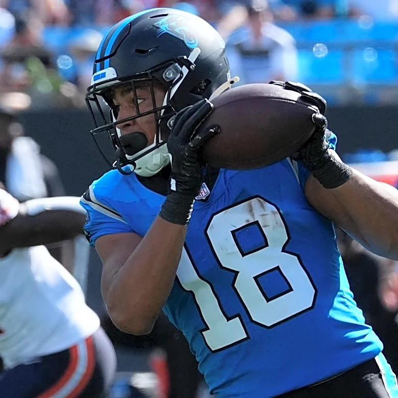 Panthers provide injury update on WR Jalen Coker at start of Week 2