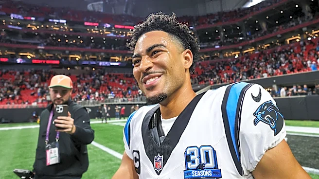 Panthers QB Bryce Young is asked why he thinks he's so dominant in Atlanta
