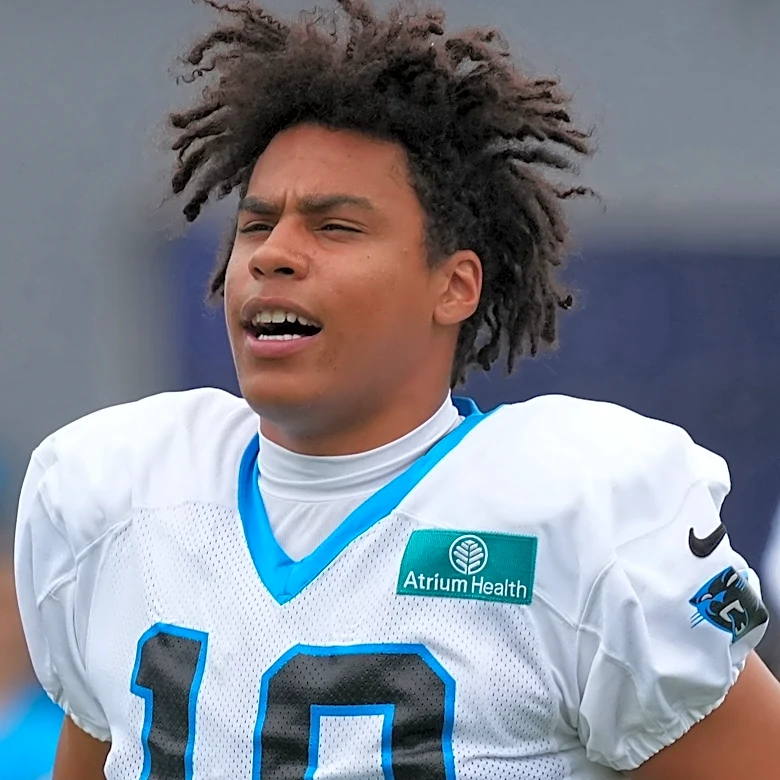 Panthers WR Jalen Coker progressing through ankle injury, limited at Thursday's practice