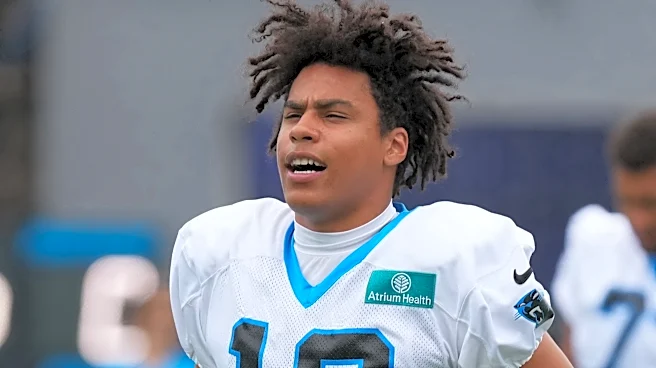 Panthers WR Jalen Coker progressing through ankle injury, limited at Thursday's practice