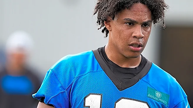 WR Jalen Coker among 5 Panthers held out of Thursday's practice