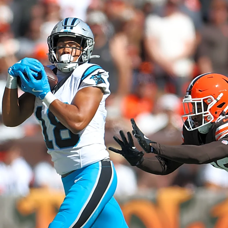 Panthers WR Jalen Coker speaks on severity of his latest injury