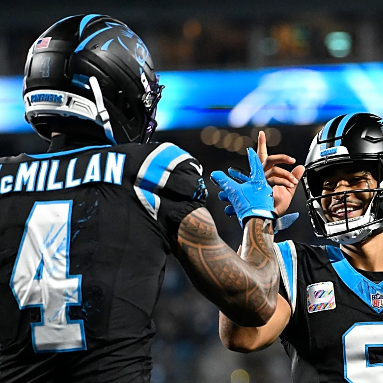 NFL world reacts to Bryce Young and Tetairoa McMillan's monster game vs. Lions