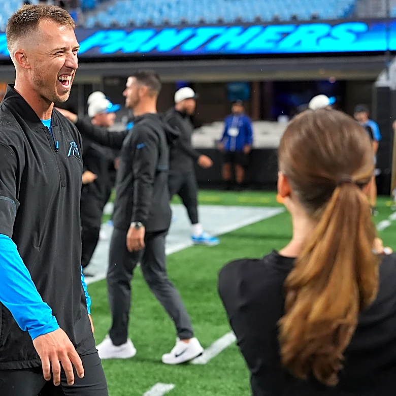 Tetairoa McMillan praises red-hot Panthers OC Brad Idzik