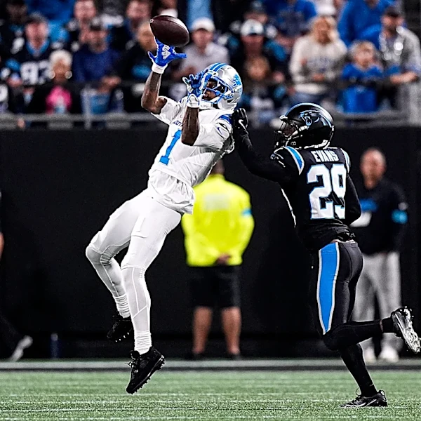 Panthers HC Dave Canales is asked about CB Akayleb Evans' struggles in Week 4 win