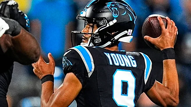 Cam Newton welcomes Bryce Young to Panthers franchise history