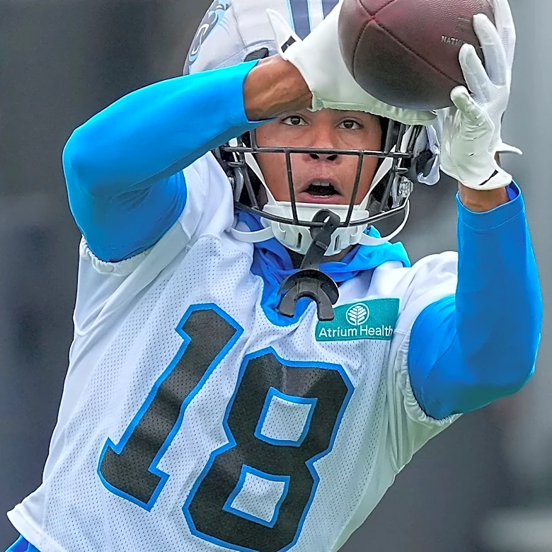 Panthers WR Jalen Coker's status for Week 6 matchup vs. Eagles remains uncertain