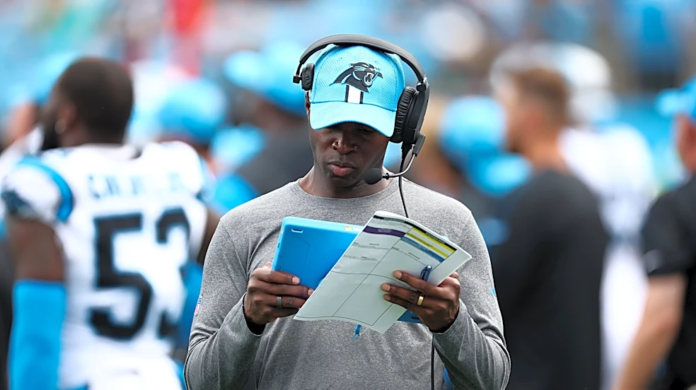 Panthers DC Ejiro Evero tabbed as top HC candidate for 2027