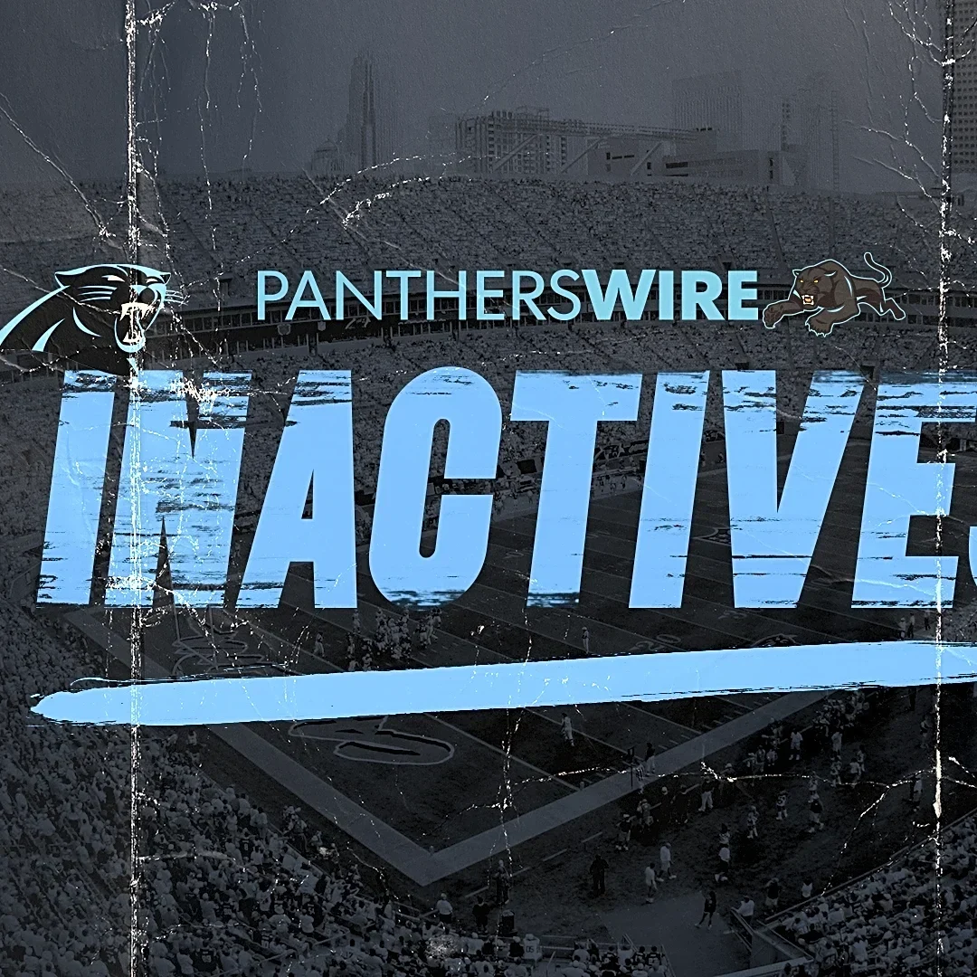 Panthers Week 6 inactives: 3 players set to make 2026 debuts