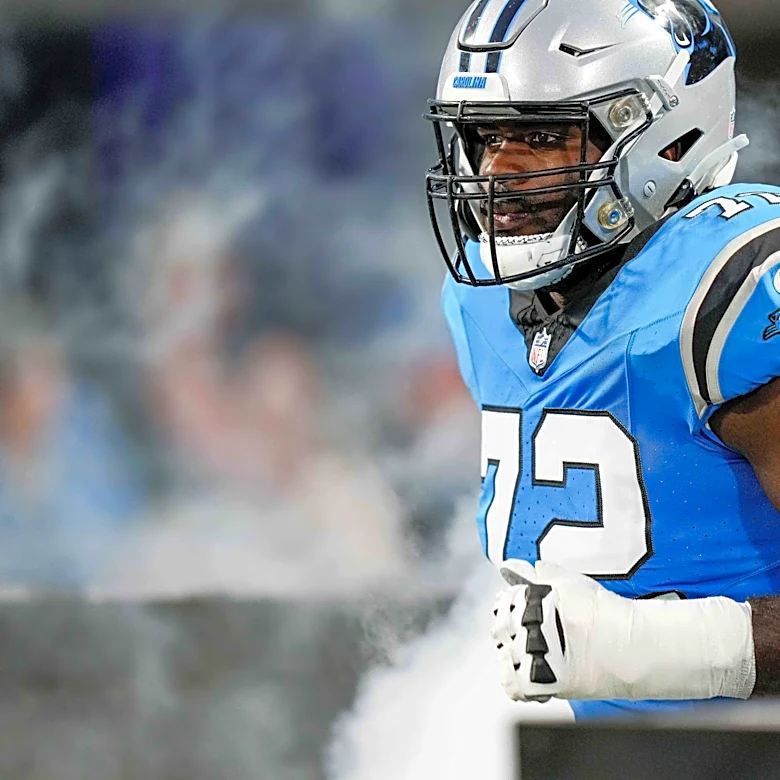 Panthers place OT Taylor Moton on IR, sign 2 players on Monday