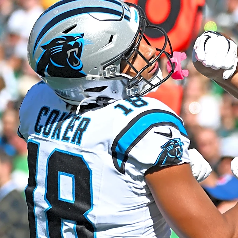 Panthers WR Jalen Coker, G Damien Lewis land back on injury report at start of Week 8