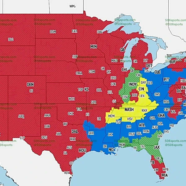 NFL TV broadcast maps and announcers: Find every channel for every game in Week 8