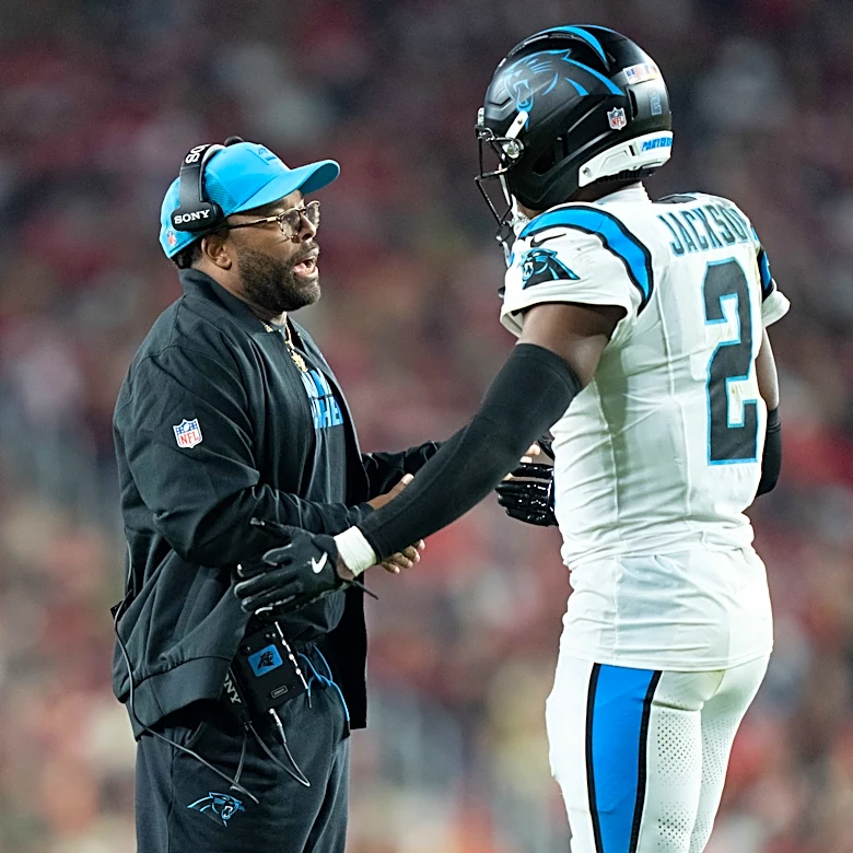 Panthers looking into additions for coaching staff after firing of DC Ejiro Evero