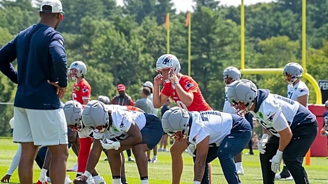 Jared Wilson focused on building connection with Drake Maye at center