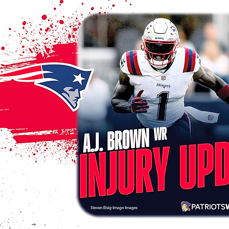 Patriots WR A.J. Brown leaves field with injury