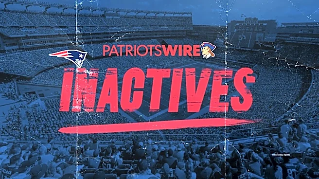 Patriots vs. Steelers Week 2 inactives: Who's in, who's out?