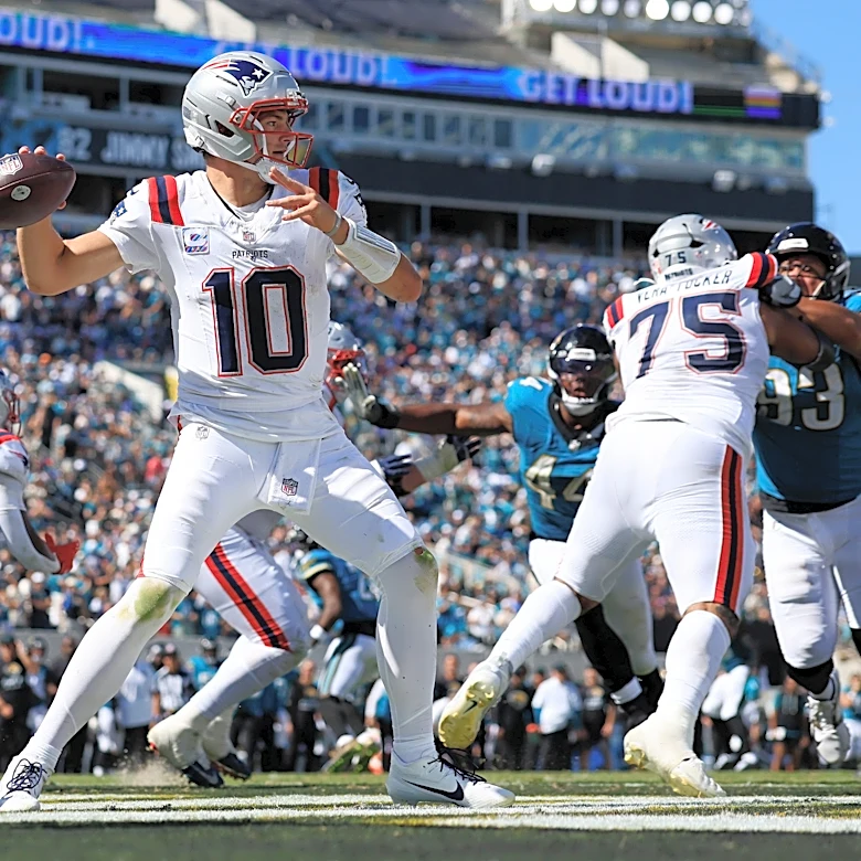 Drake Maye reveals reason for baffling fumble play against Jaguars