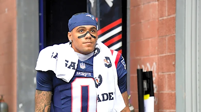 Patriots CB Christian Gonzalez reacts to Drake Maye's Week 3 meltdown