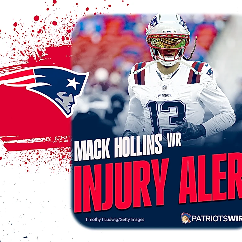 Patriots WR Mack Hollins exits game with non-contact injury