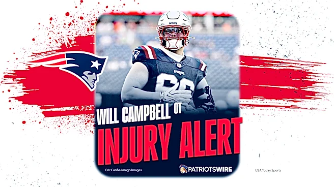 Patriots' Will Campbell, TreVeyon Henderson leave field with injuries