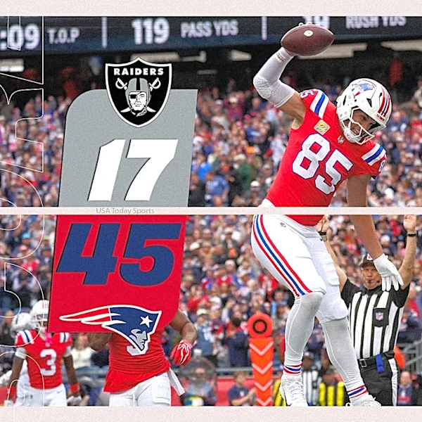 Instant analysis of Patriots' 45-17 blowout win over Raiders