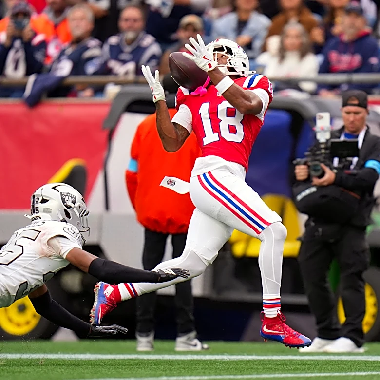 Watch: Patriots WR Kyle Williams torches Raiders defense on two plays