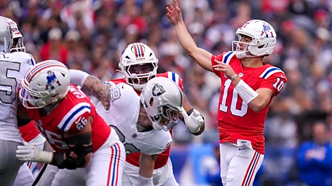 Patriots Drake Maye's hilarious admission on first Week 5 touchdown