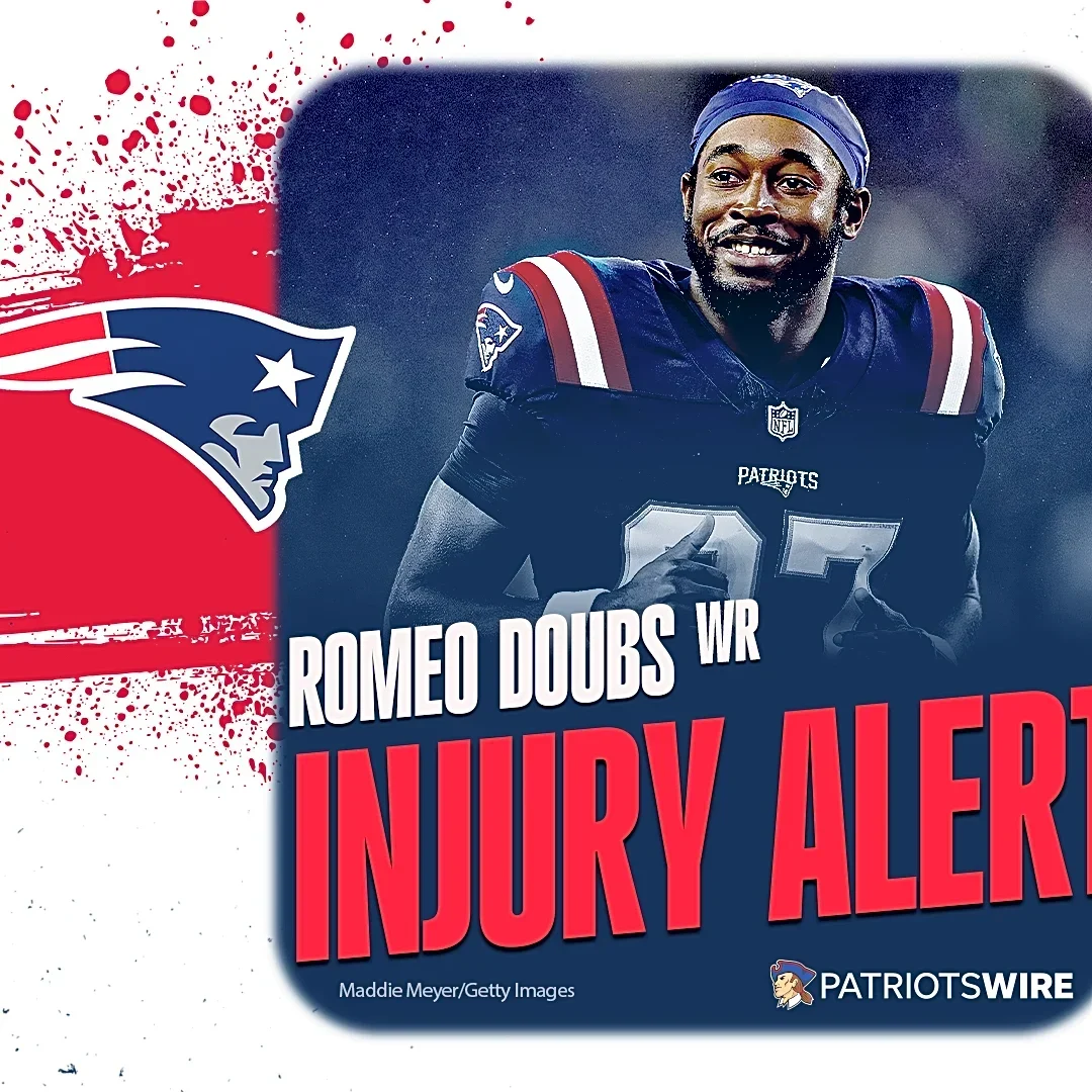 Patriots WR Romeo Doubs exits game with injury on 42-yard TD reception