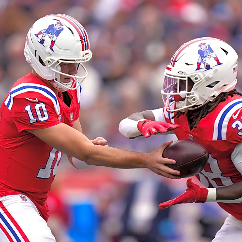 Patriots QB Drake Maye makes strong statement on Rhamondre Stevenson