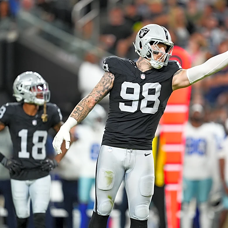 What is Raiders star DE Maxx Crosby’s Madden NFL 27 overall rating?