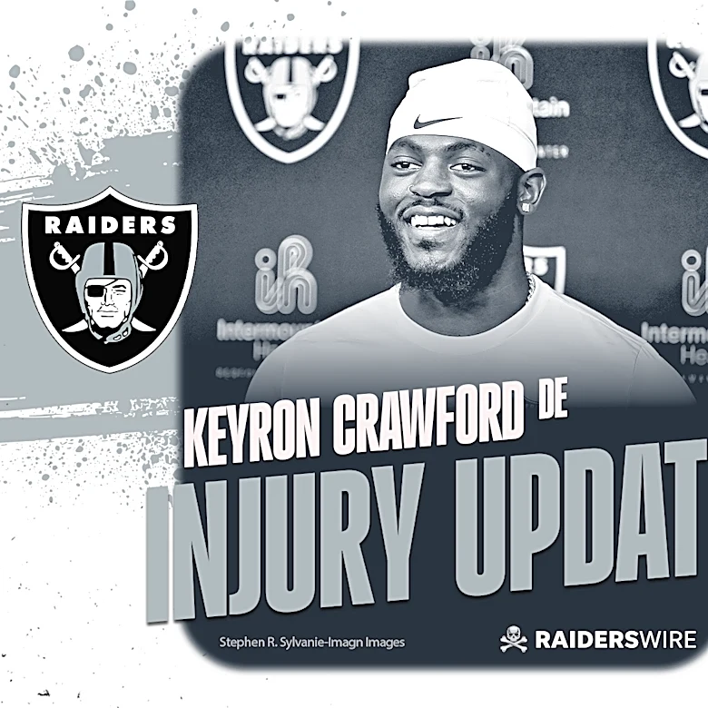 Raiders lose rookie EDGE Keyron Crawford to ankle injury vs 49ers