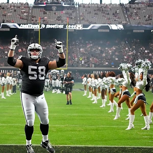 Jackson Powers-Johnson wins starting right guard job for Raiders