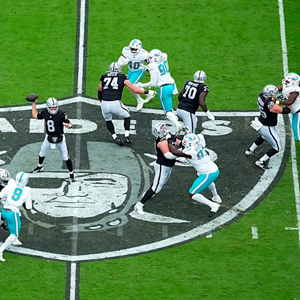 Raiders given ‘B+’ grade for performance in win over Dolphins
