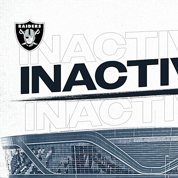 Raiders Week 2 inactives vs Chargers