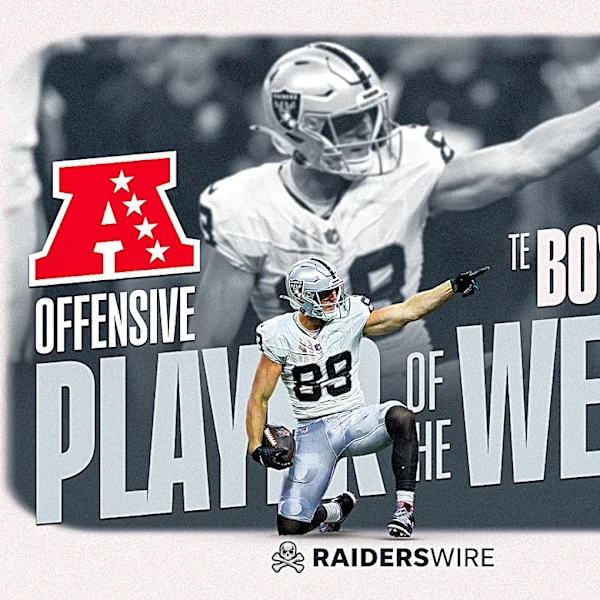 Brock Bowers huge season debut earns Raiders TE AFC Offensive Player of the Week