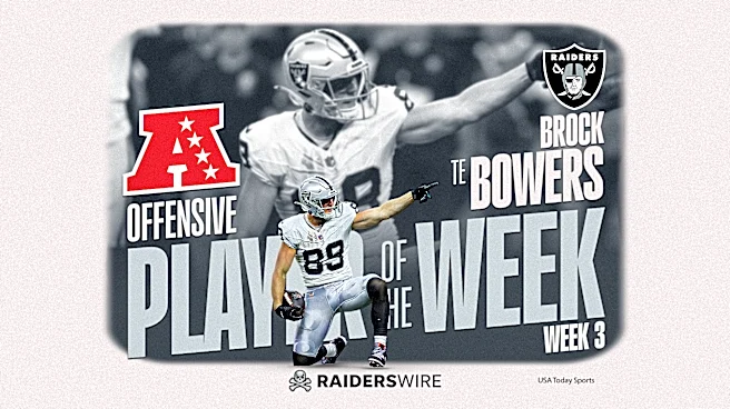 Brock Bowers huge season debut earns Raiders TE AFC Offensive Player of the Week