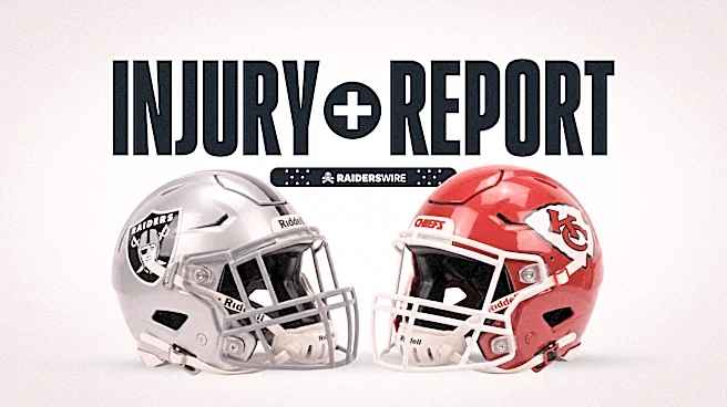 Raiders Wednesday Week 4 injury report vs Chiefs