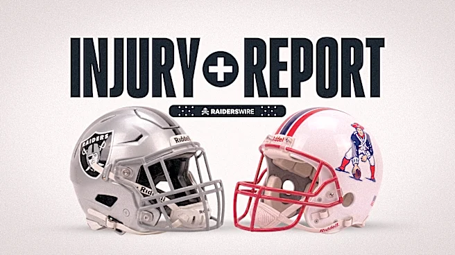 Raiders Wednesday Week 5 injury report vs Patriots